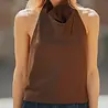 Top marron KAELYS