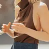 Top marron KAELYS