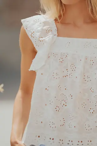 Blouse blanc NEREA