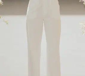 Pantalon blanc NILZA