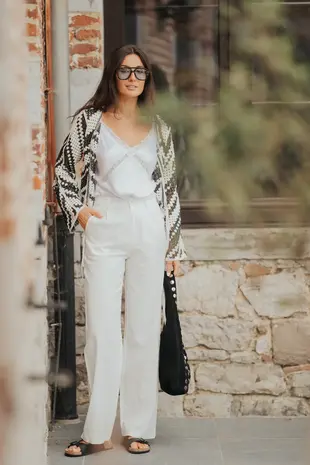 Pantalon blanc NILZA