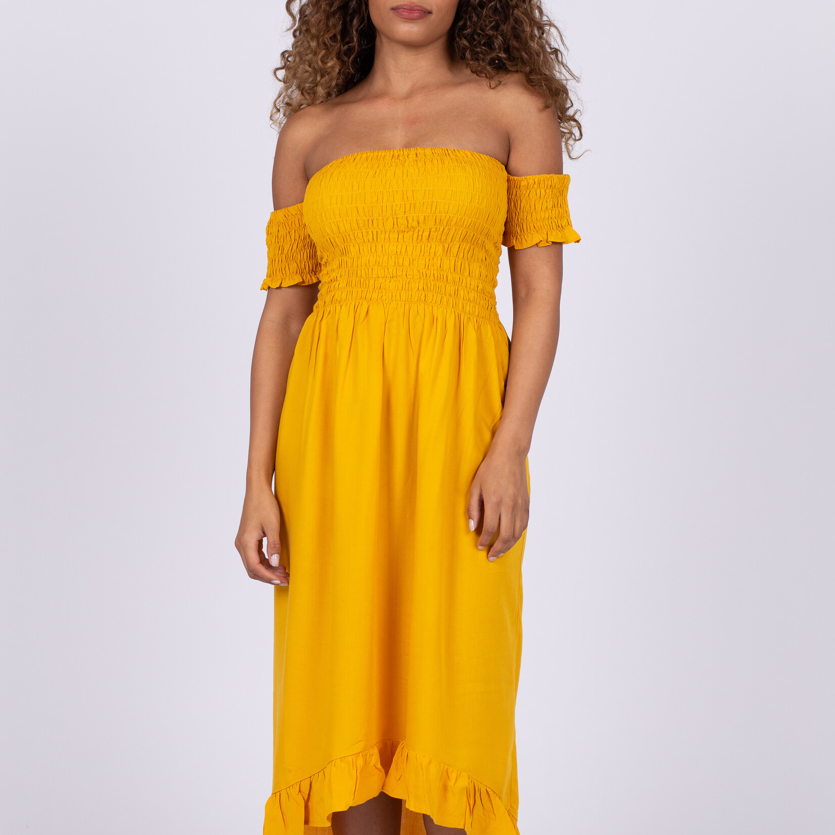 Women maxidress Mustard Yellow