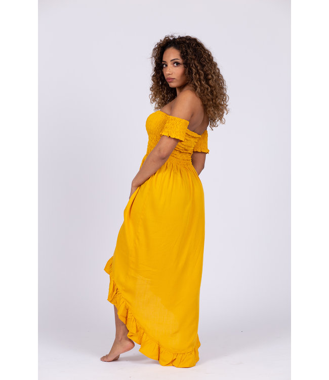 Women maxidress Mustard Yellow