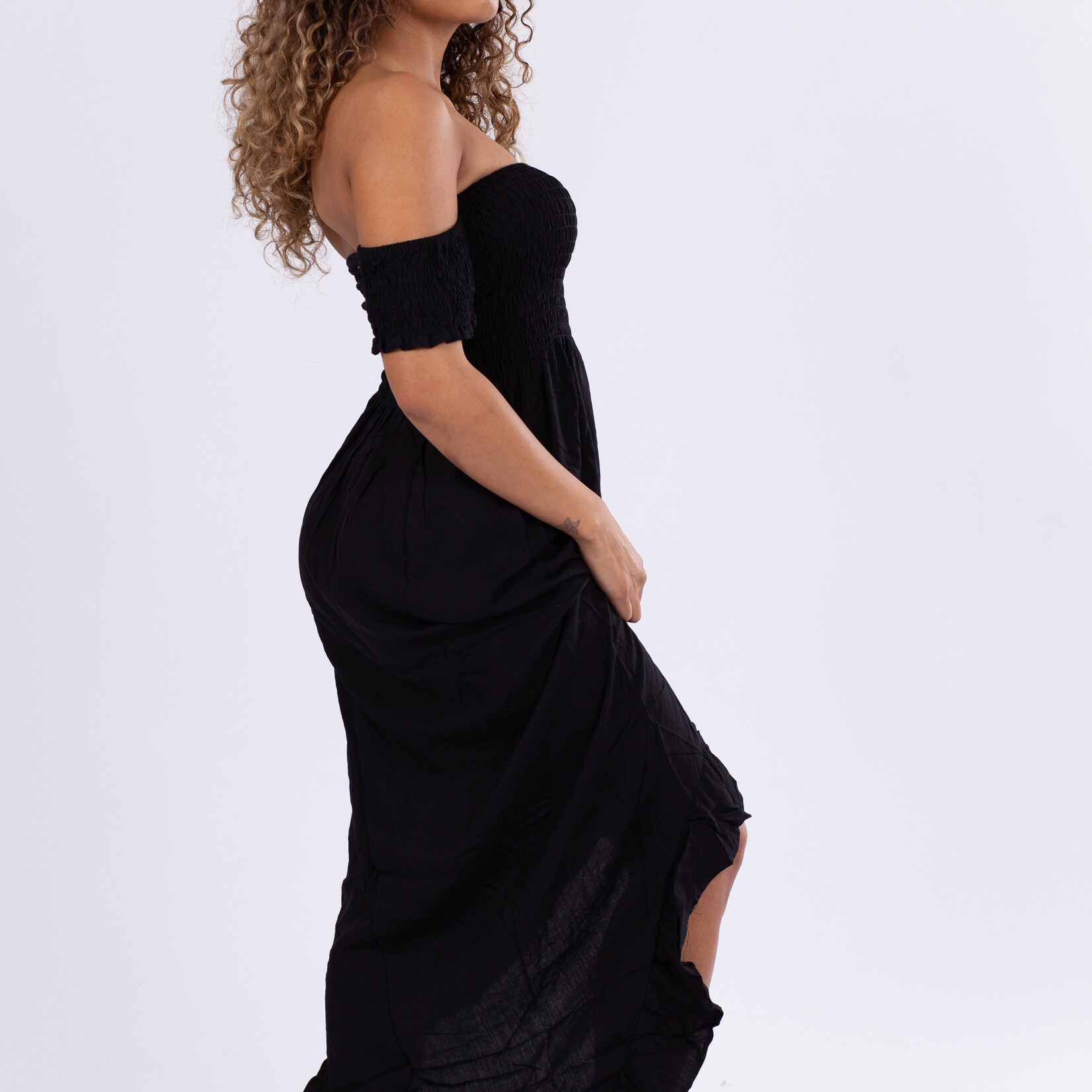 Women maxidress Black