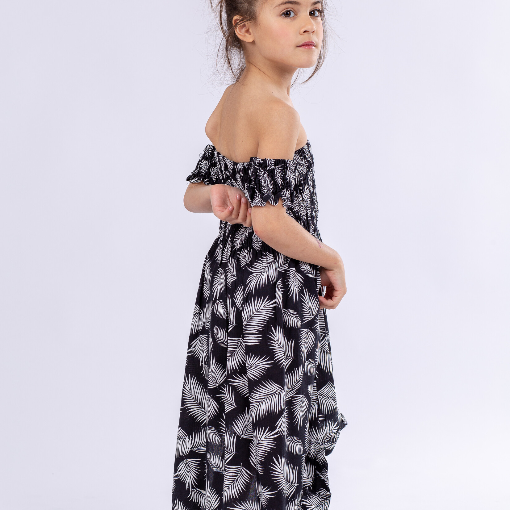 Women maxidress Black Palm