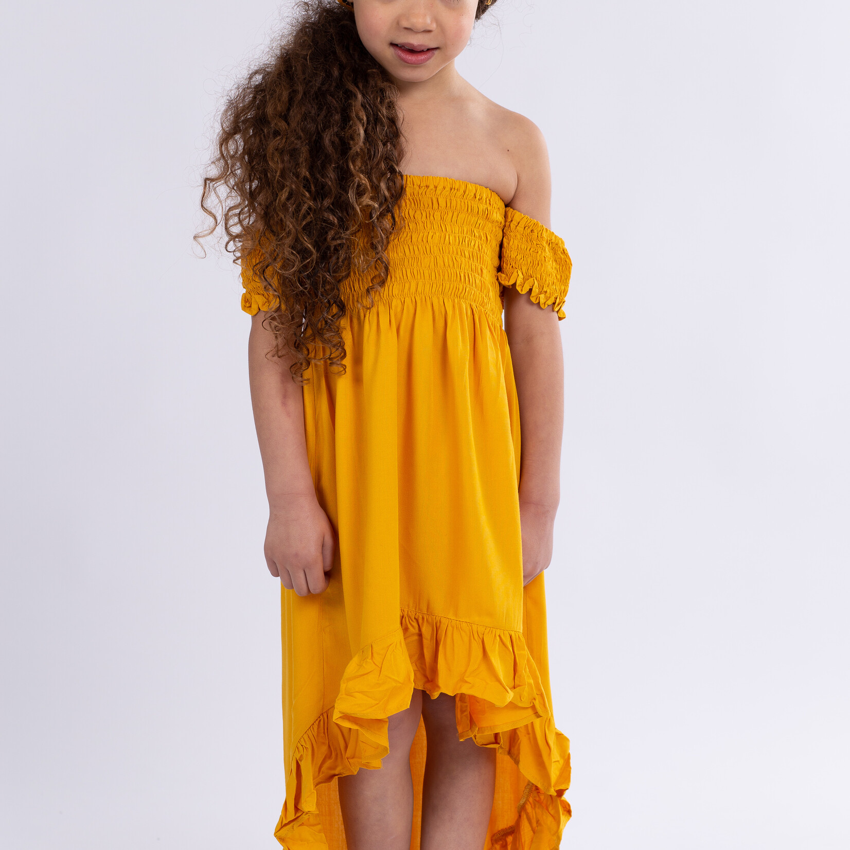 Kids maxidress Mustard Yellow