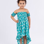 Kids maxidress Blue Palm