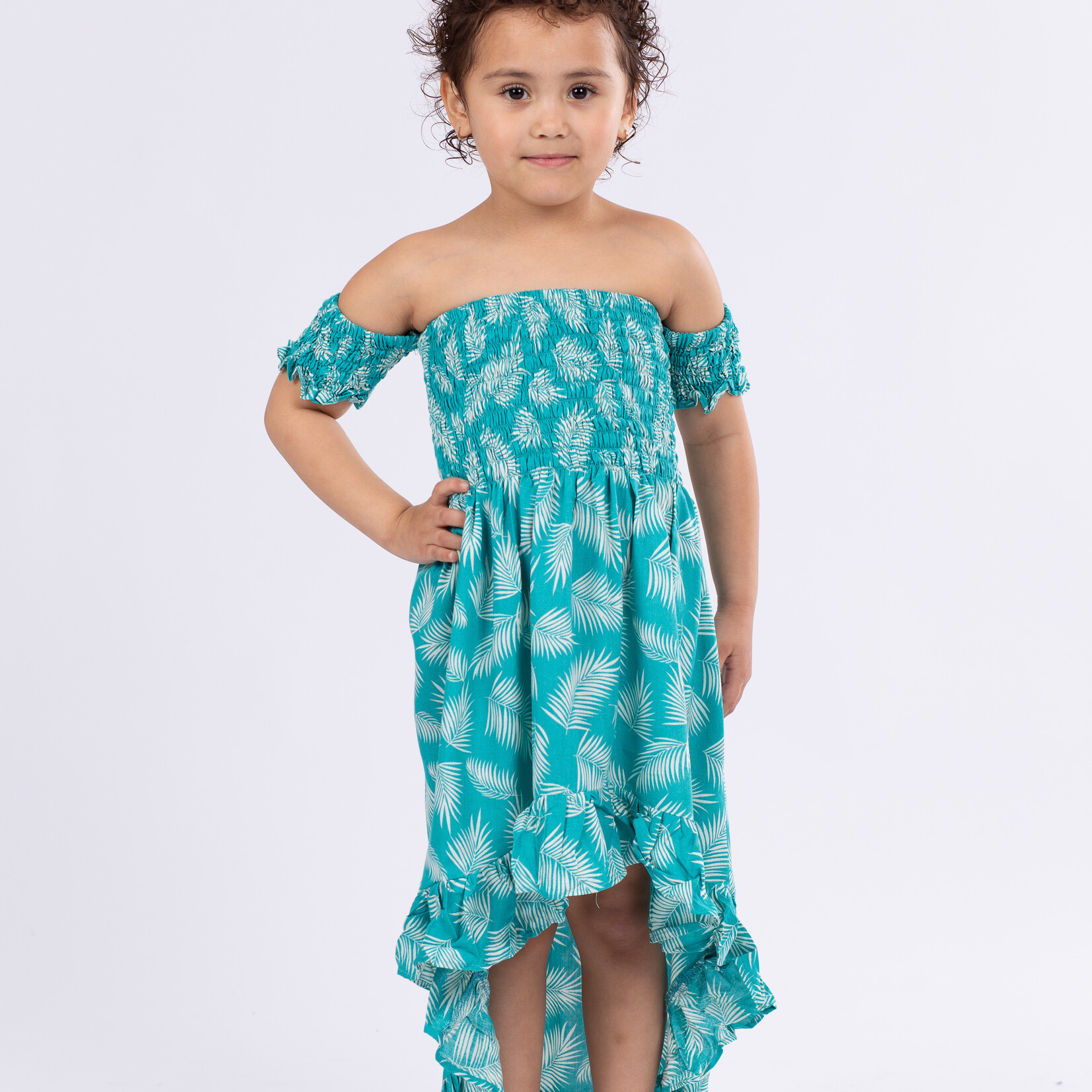Kids maxidress Blue Palm