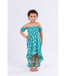 Kids maxidress Blue Palm