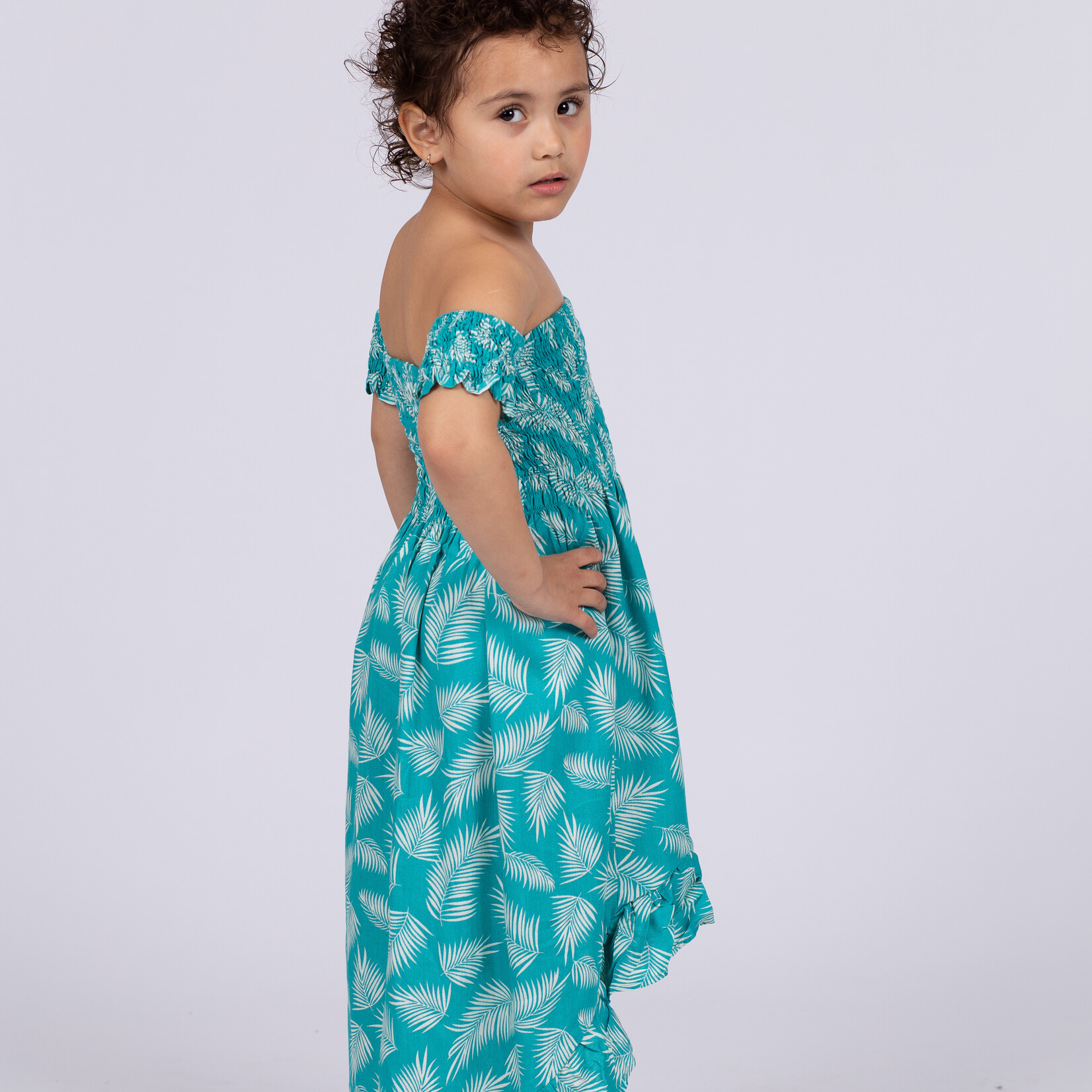 Kids maxidress Blue Palm