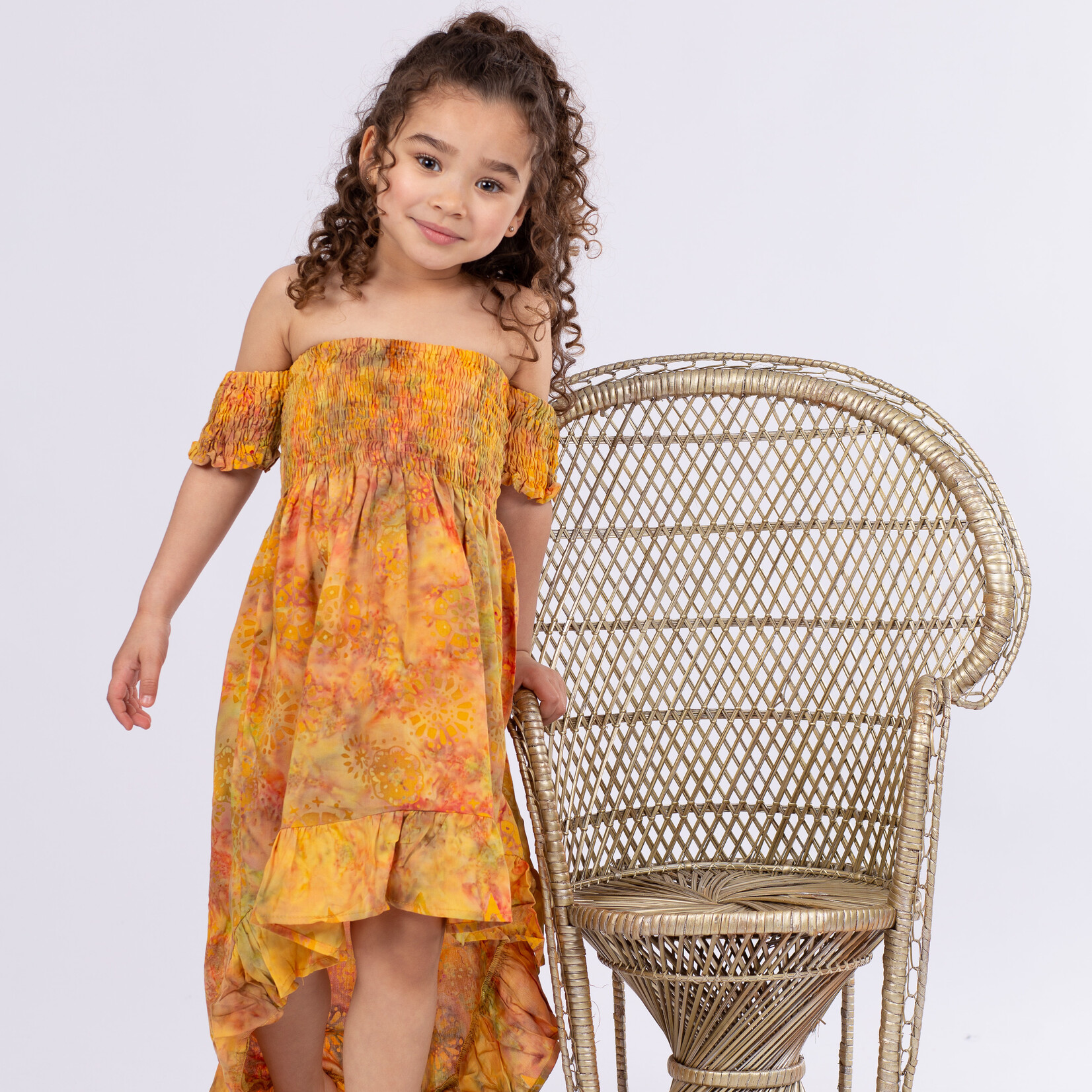 Kids maxidress Yellow