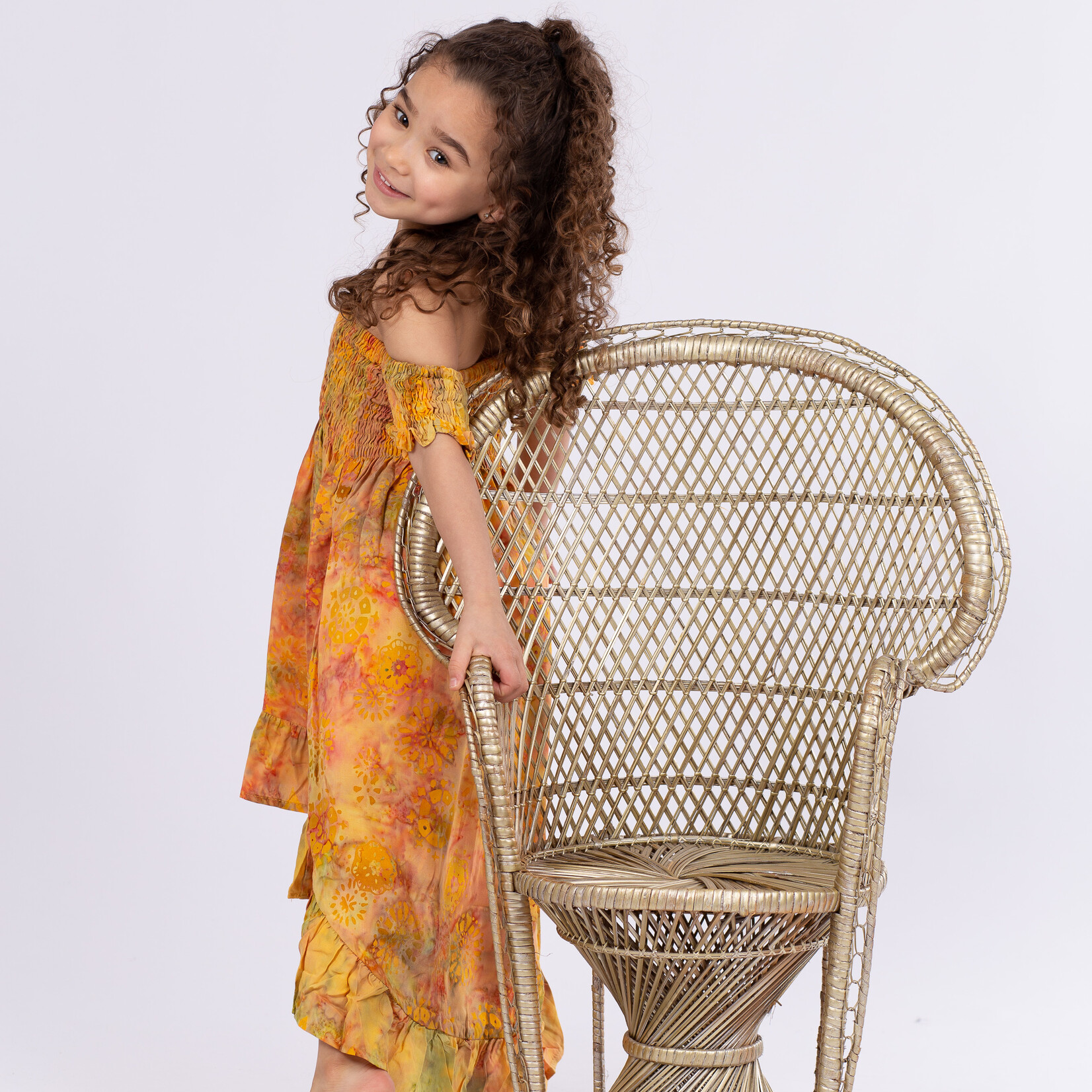 Kids maxidress Yellow