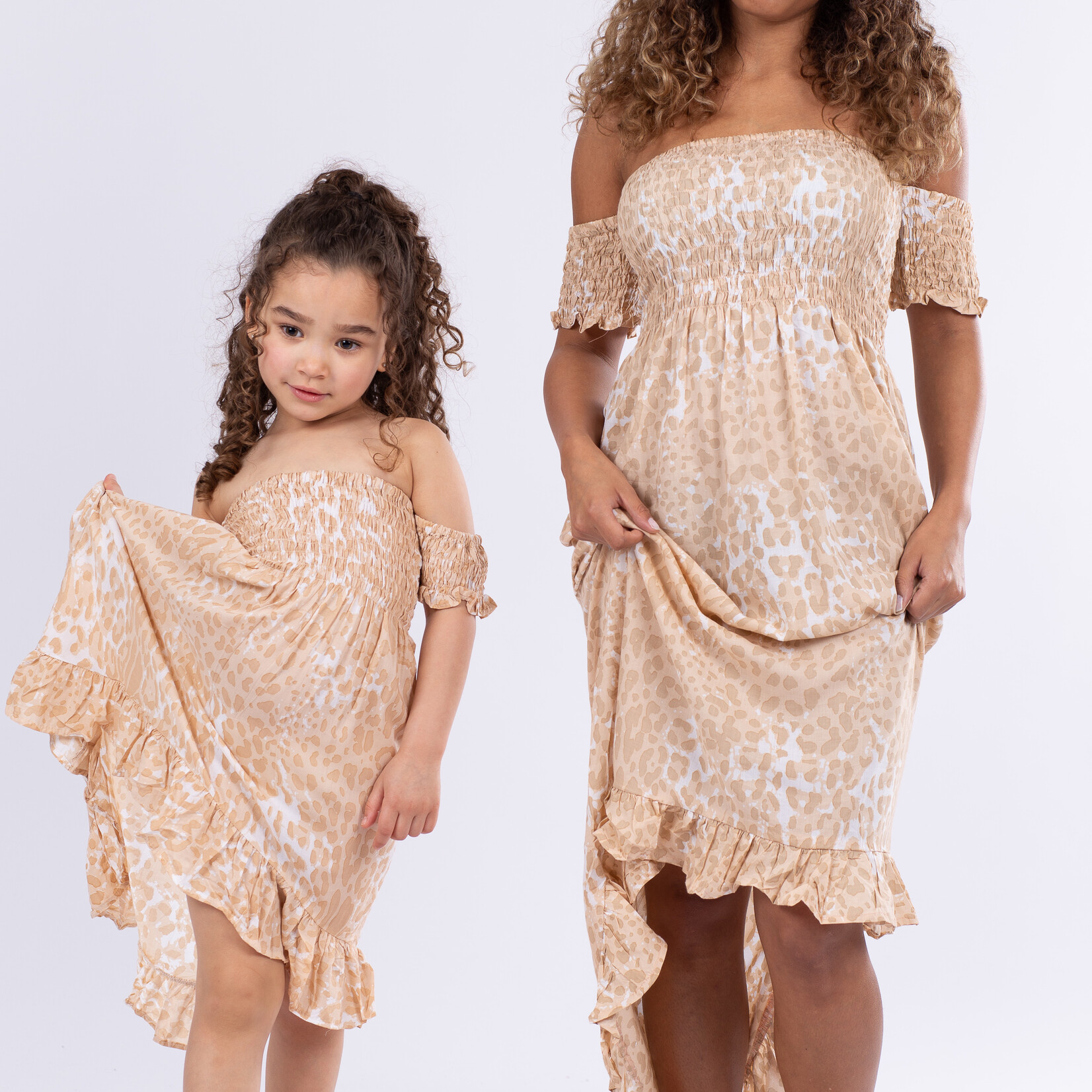 Kids maxidress Leopard Print