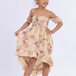 Kids maxidress Natural Print