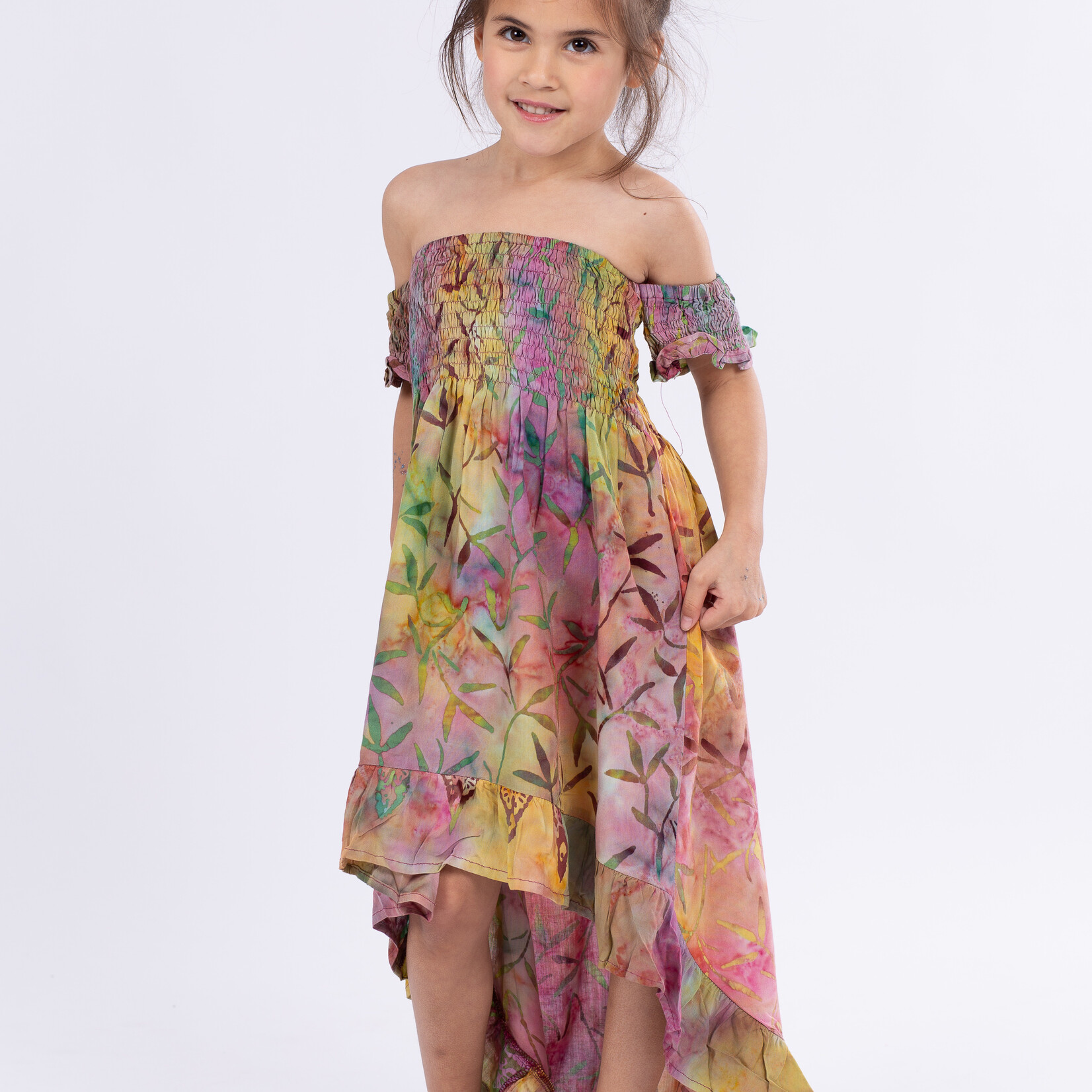 Kids maxidress Earth Colours