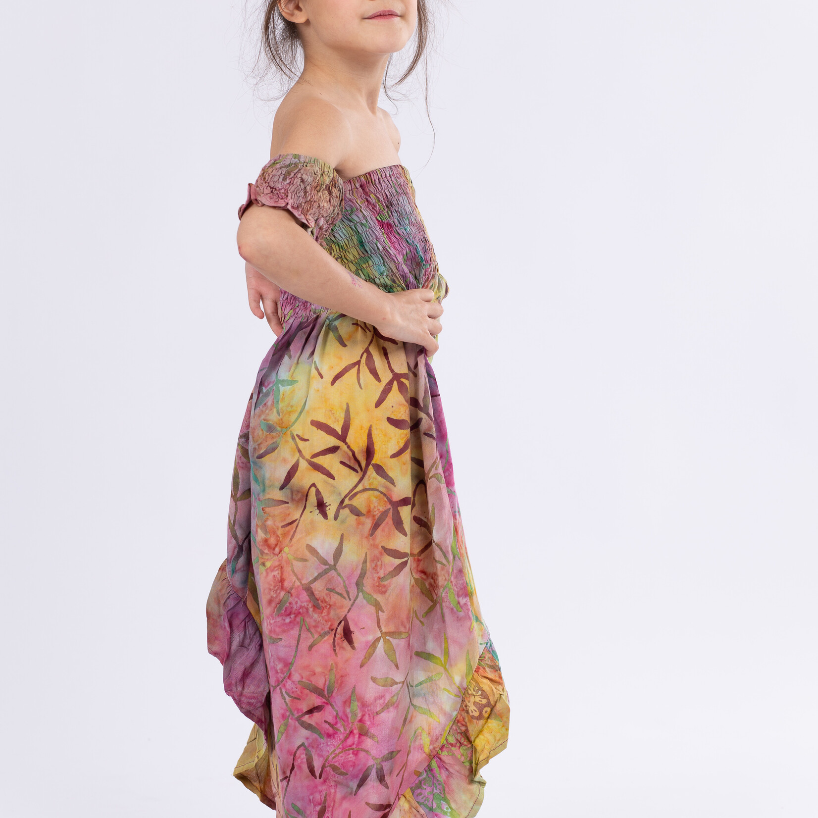 Kids maxidress Earth Colours