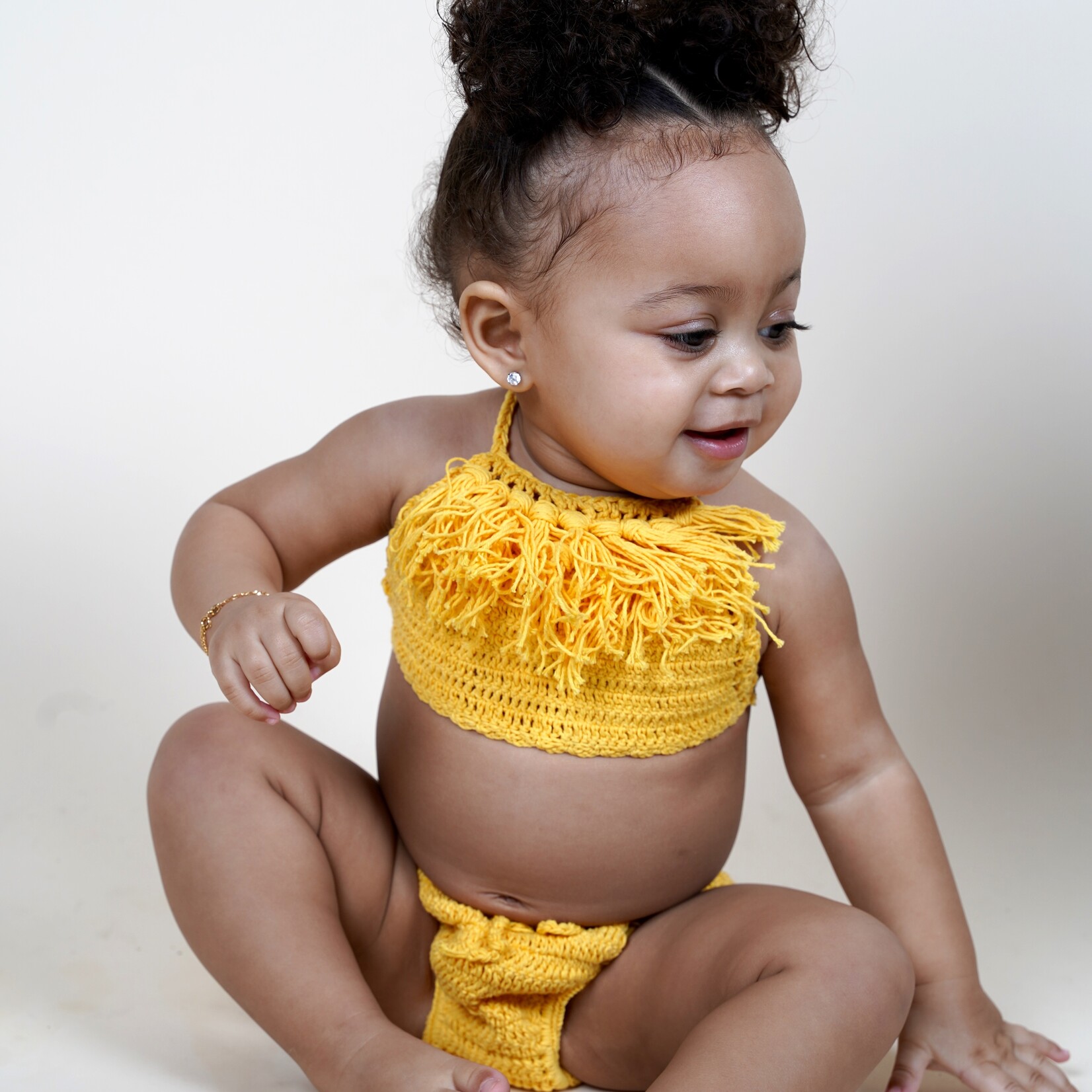 Tassel Bikini Yellow