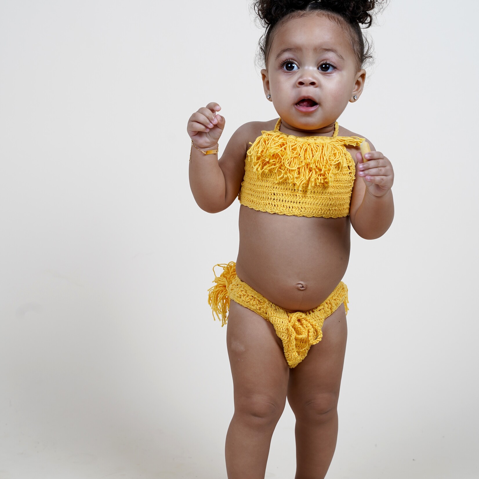 Tassel Bikini Yellow