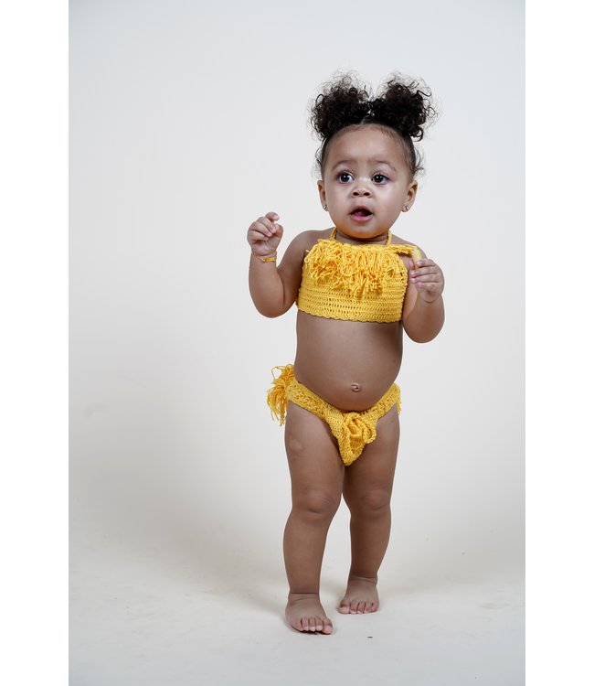 Tassel Bikini Yellow