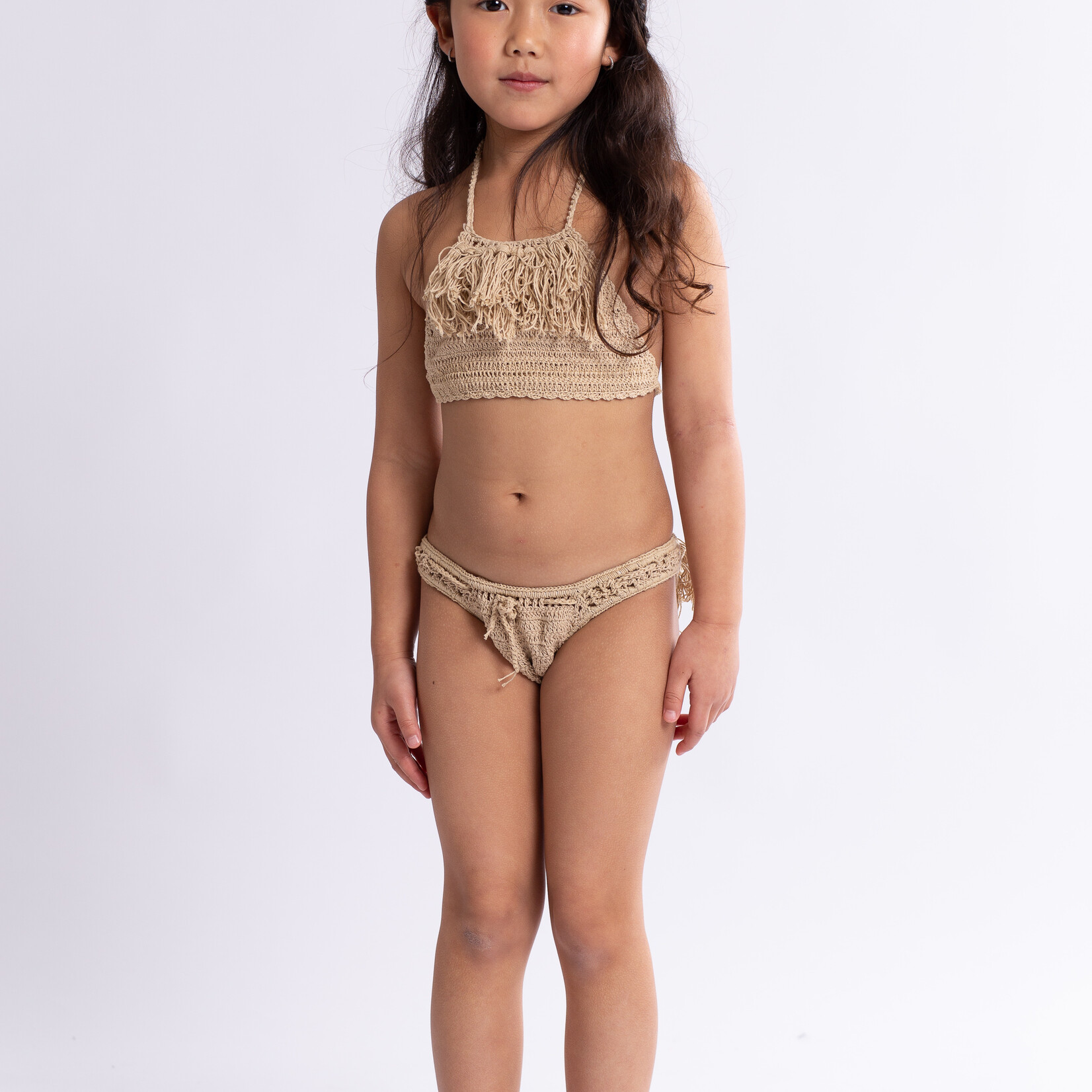 Tassel Bikini Beige