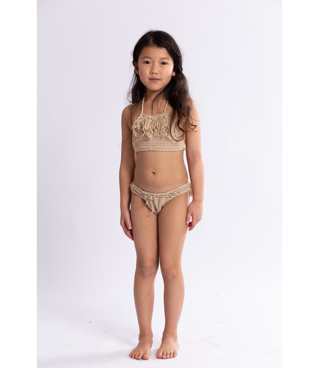 Tassel Bikini Beige