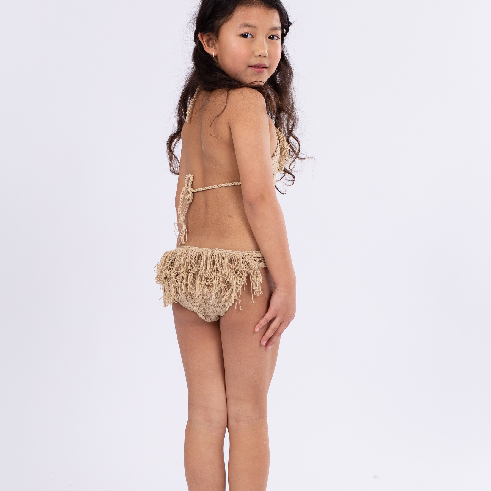 Tassel Bikini Beige