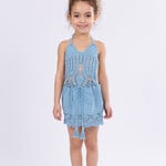 Tropical Dress Lightblue