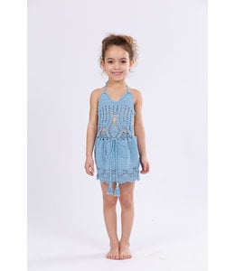 Tropical Dress Lightblue