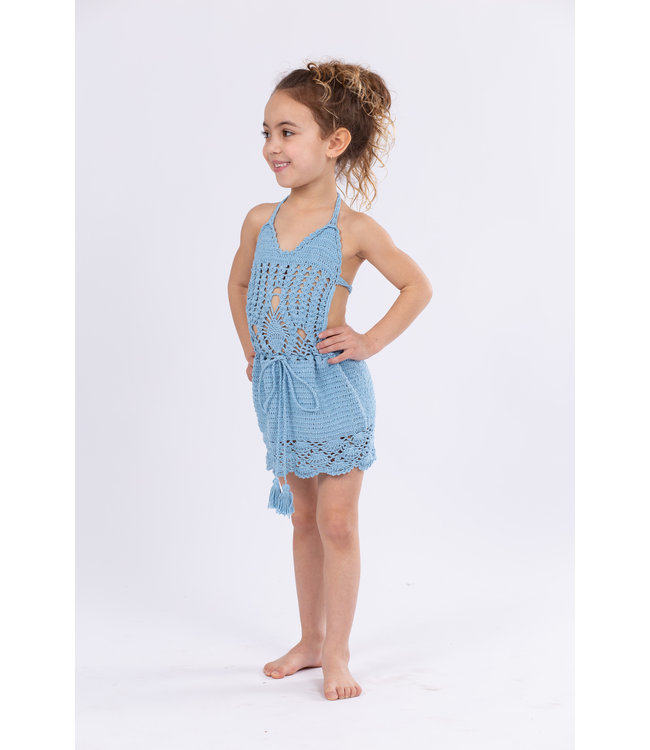 Tropical Dress Lightblue