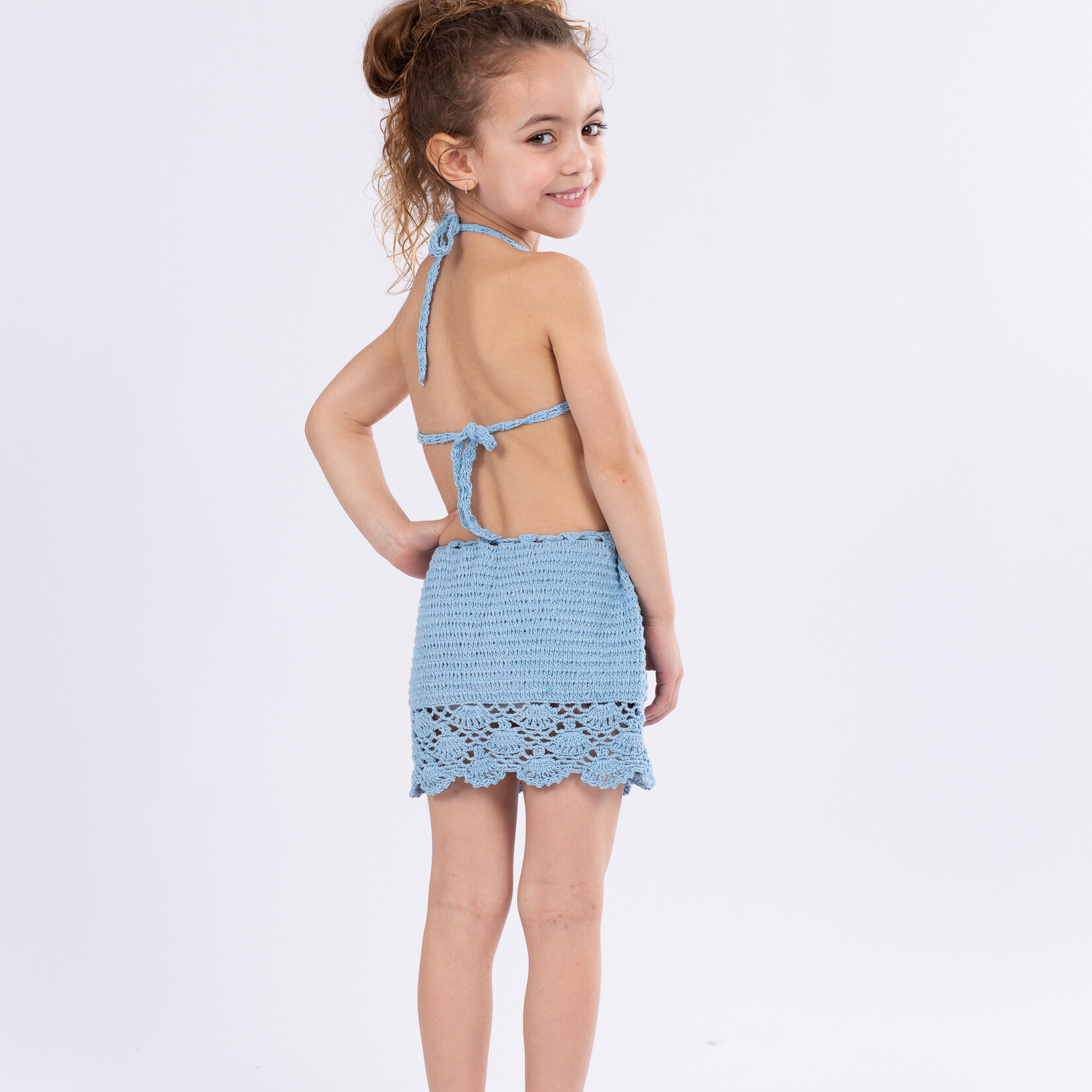 Tropical Dress Lightblue