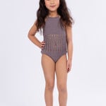 Mermaid Shell Onepiece Grey