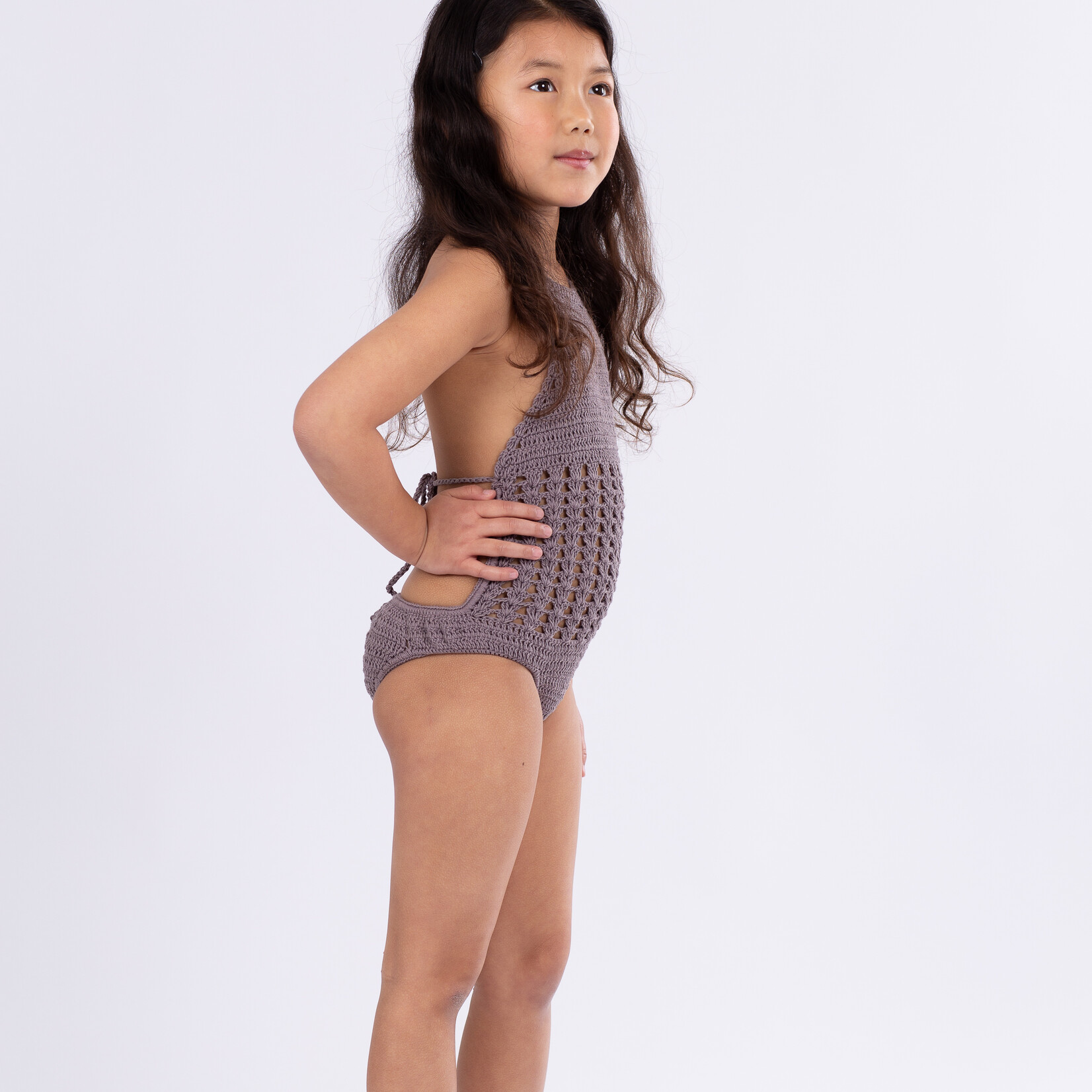 Mermaid Shell Onepiece Grey