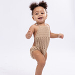 Mermaid Shell Onepiece Beige