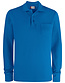 Basic werkpolo met lange mouwen Clique Kleur: Kobalt (55), Maat: XS