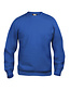 Basic sweater Clique Kleur: Kobalt (55), Maat: XS