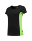 Tricorp Werkshirt Bicolor Dames 102003 Maat: XXL, Kleur: Zwart/Lime