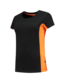 Tricorp Werkshirt Bicolor Dames 102003 Maat: XXL, Kleur: Zwart/Oranje