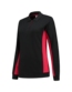 Tricorp Polosweater Bicolor Dames 302002 Maat: XS, Kleur: Zwart/Rood