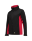 Tricorp Softshell Werkjas Bicolor Dames 402008 Maat: XS, Kleur: Zwart/Rood