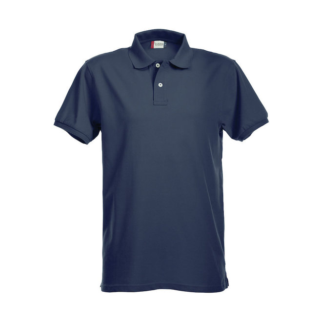 Stretch polo heren Clique premium