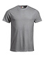 Katoenen T-shirt Clique New Classic Kleur: Grijsmelange (95), Maat: XS