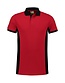 Polo contrast extra lang Lemon & Soda 4600 Kleur: rood/zwart, Maat: XL