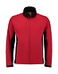 Softshell Jas Contrast Lemon & Soda 4800 Kleur: rood/zwart, Maat: 3XL