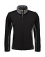 Softshell Jas Contrast Lemon & Soda 4800 Kleur: zwart/parelgrijs, Maat: M