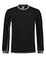 Sweater contrast Lemon & Soda 4750 Kleur: zwart/parelgrijs, Maat: S