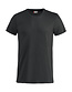 Basic T-shirt Clique Kleur: Zwart (99), Maat: S