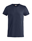 Basic T-shirt Clique Kleur: Dark navy (580), Maat: XS