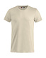 Basic T-shirt Clique Kleur: Licht khaki (815), Maat: 3XL