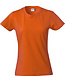 Basic dames T-shirt 145g/m² Kleur: Diep oranje (18), Maat: XL