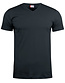 T-shirt met V-hals 145g/m² Kleur: Zwart (99), Maat: 2XL